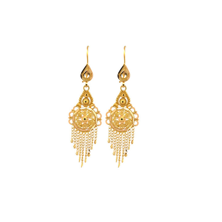 22K Gold Earrings 7.9g