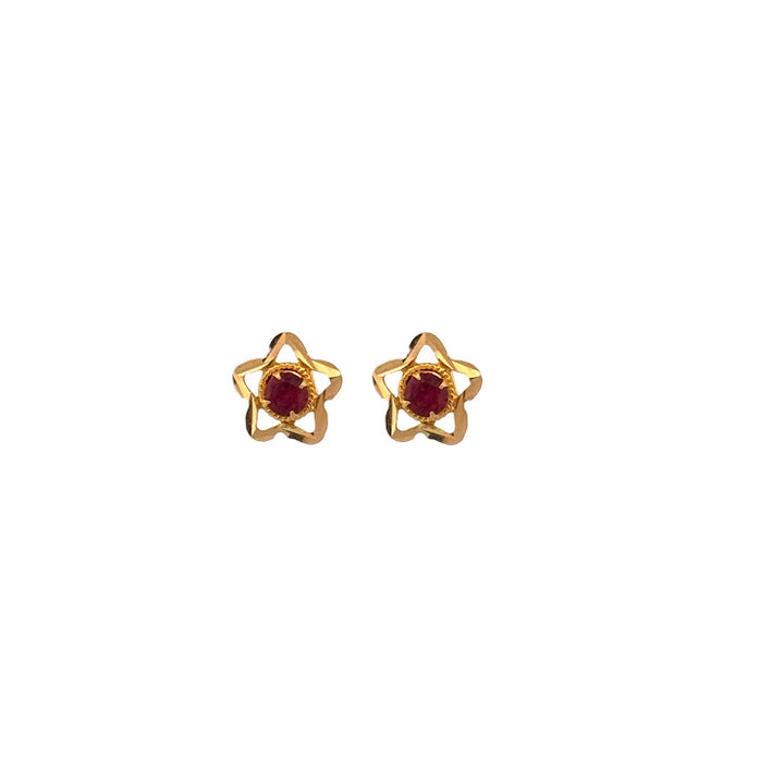 22K Gold Earrings 1.46g