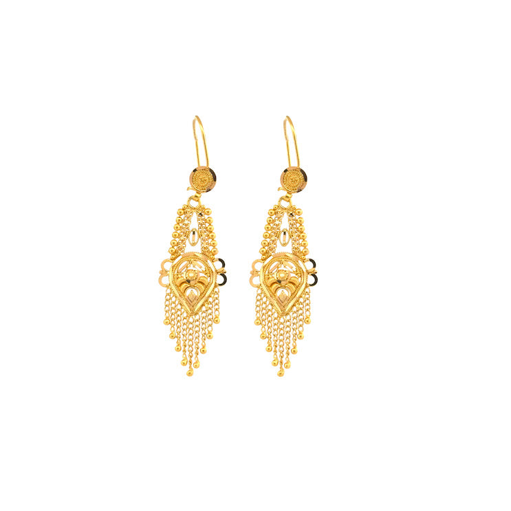 22K Gold Earrings 7.94g