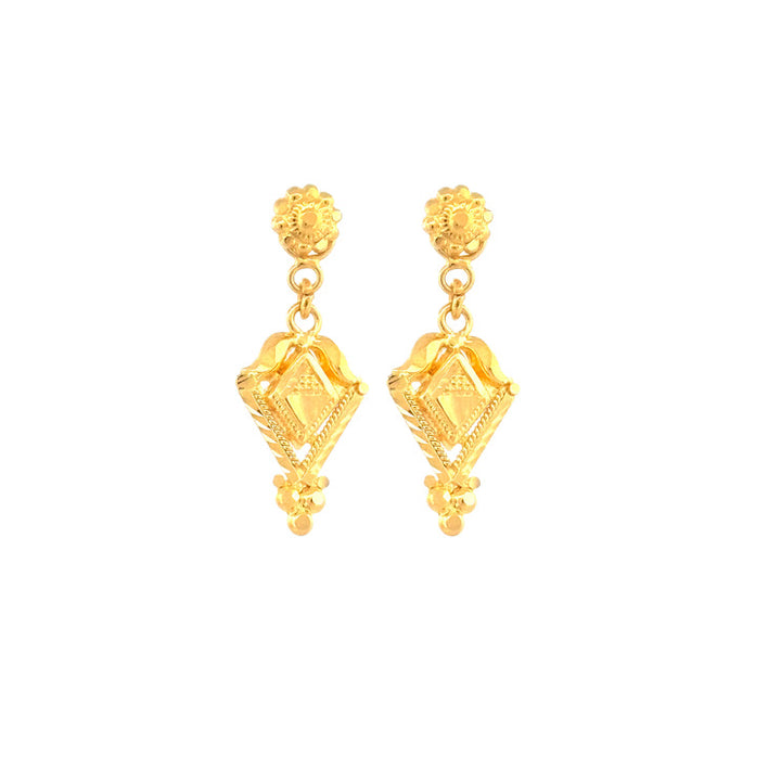 22K Gold Earrings 2.54g