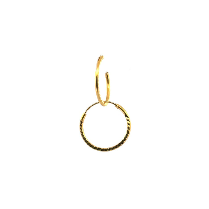 22K Gold Earrings 1.13g