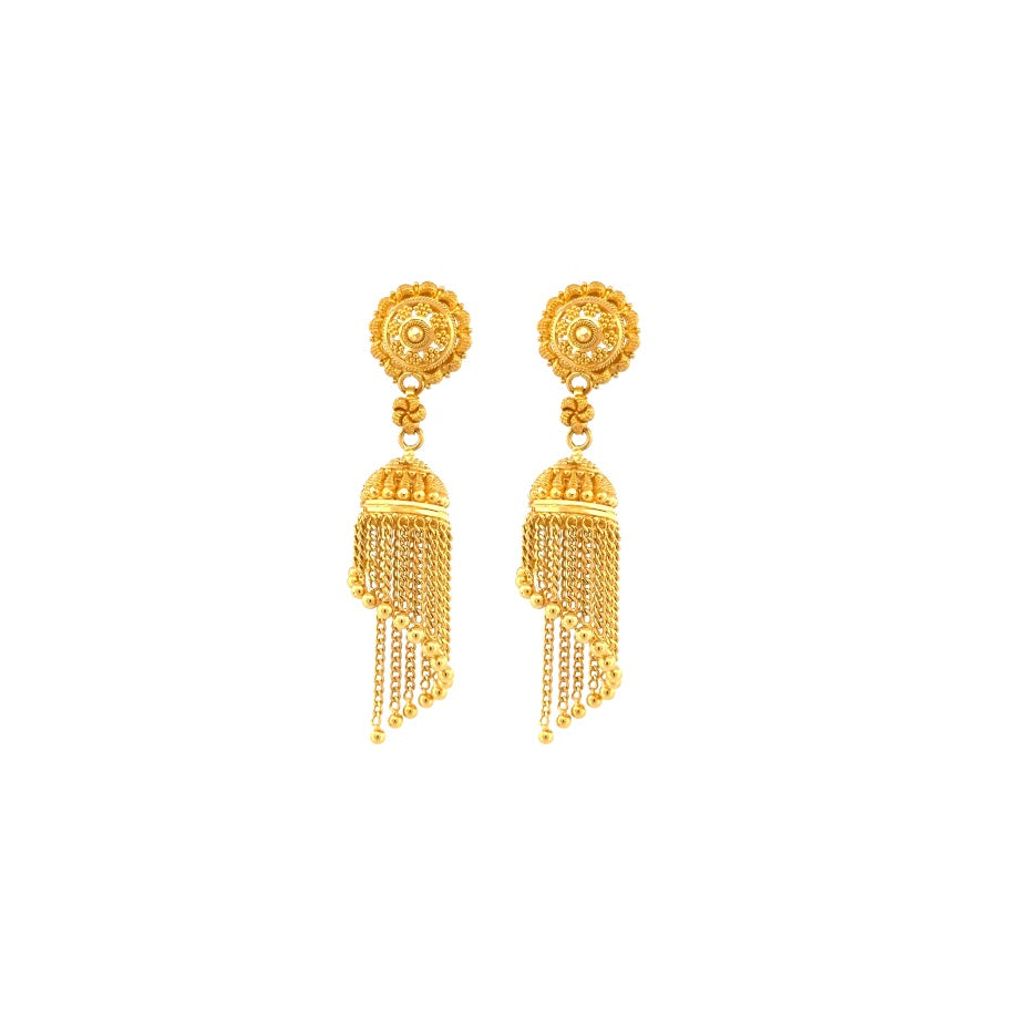 22K Gold Earrings 10.75g