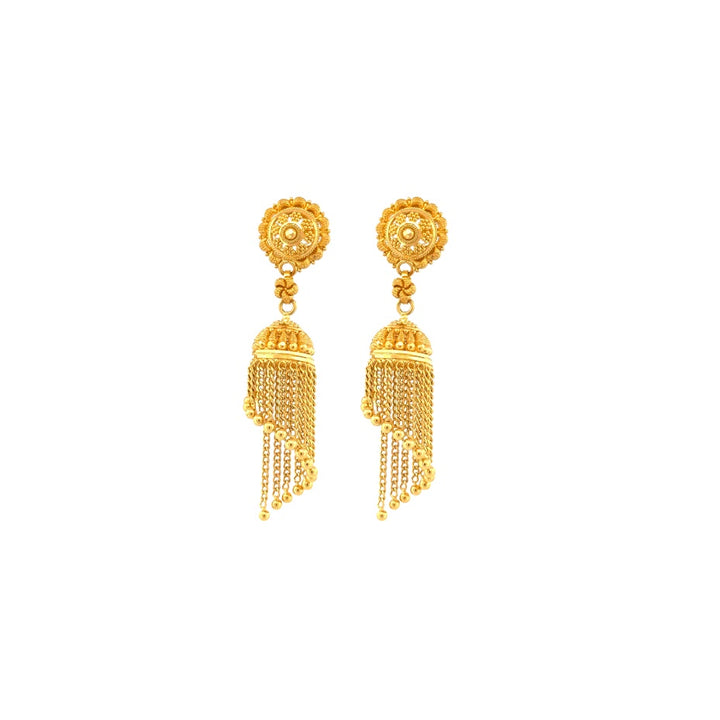 22K Gold Earrings 10.75g