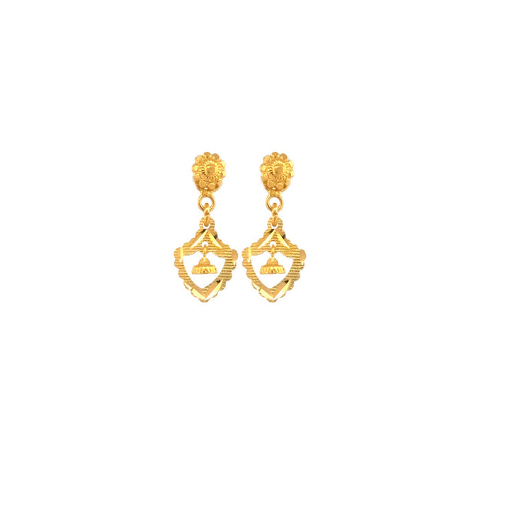 22K Gold Earrings 1.88g