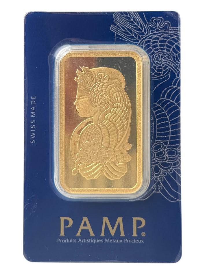 24K 100g PAMP Gold Bar