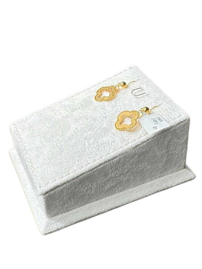 21K Gold Earrings 2.42g