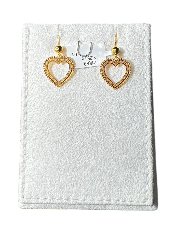 21K Gold Earrings 2.25g