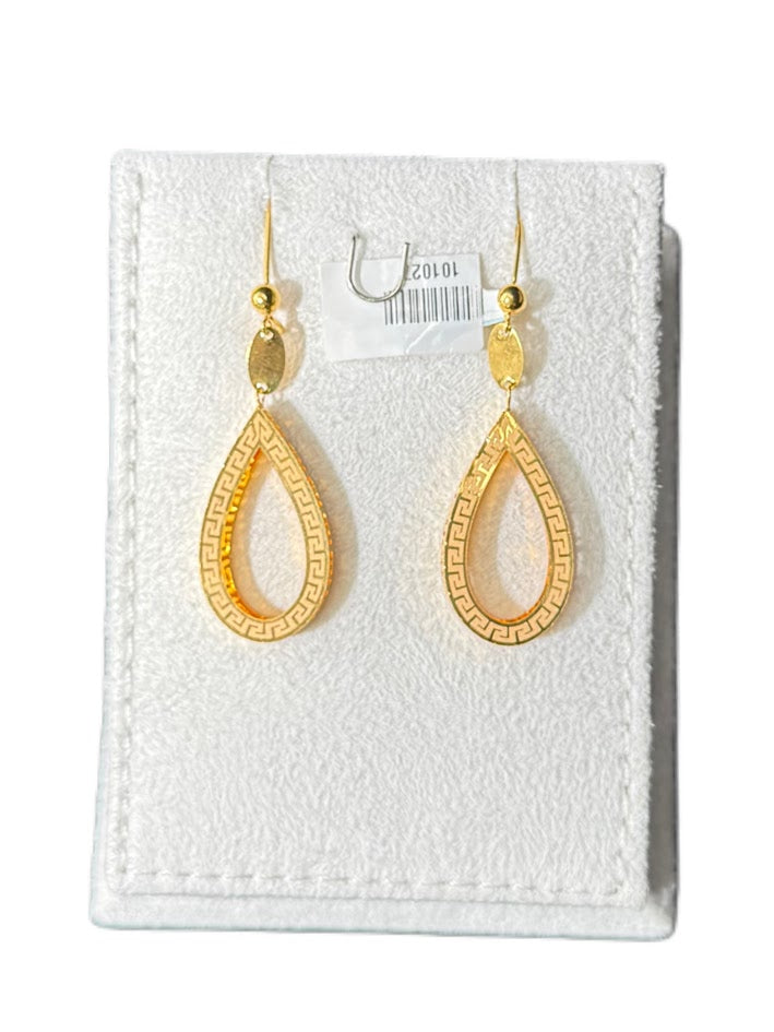 21K Gold Earrings 4.14g