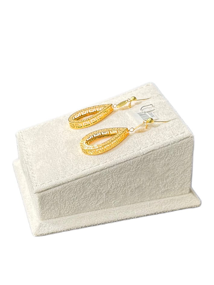 21K Gold Earrings 4.14g