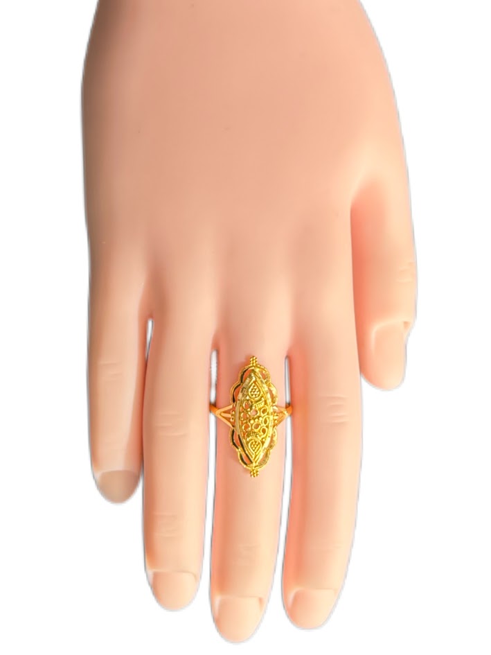 22K Gold Ring 3.44g