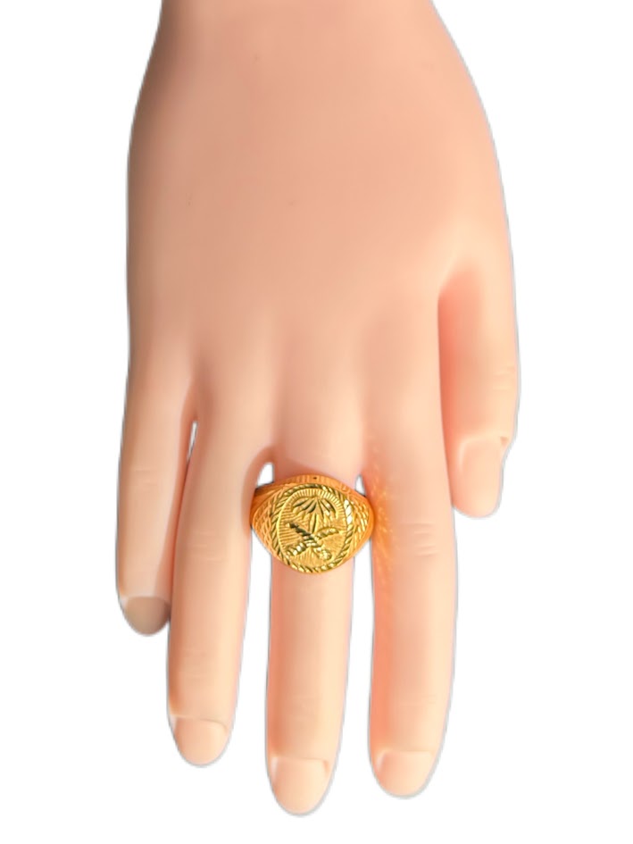 22K Gold Ring 3.72g