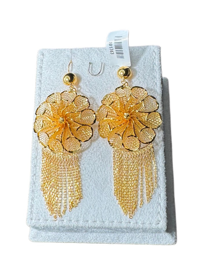 22K Gold Earrings 25.19g