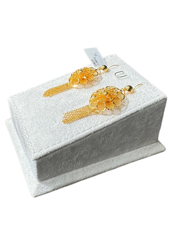 22K Gold Earrings 11.86g