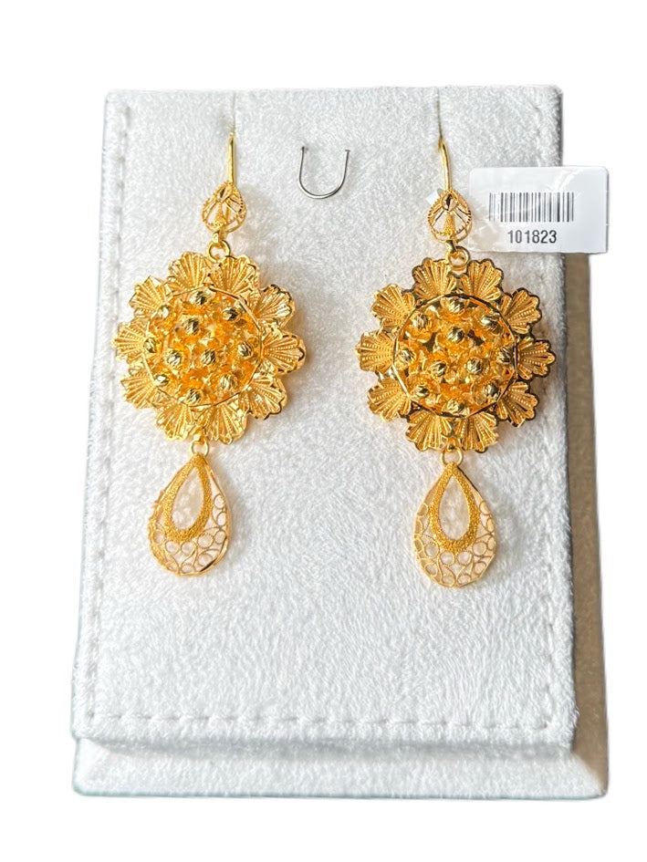 22K Gold Earrings 16.93g