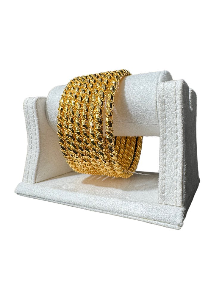 21K Gold Bangle 132.28g
