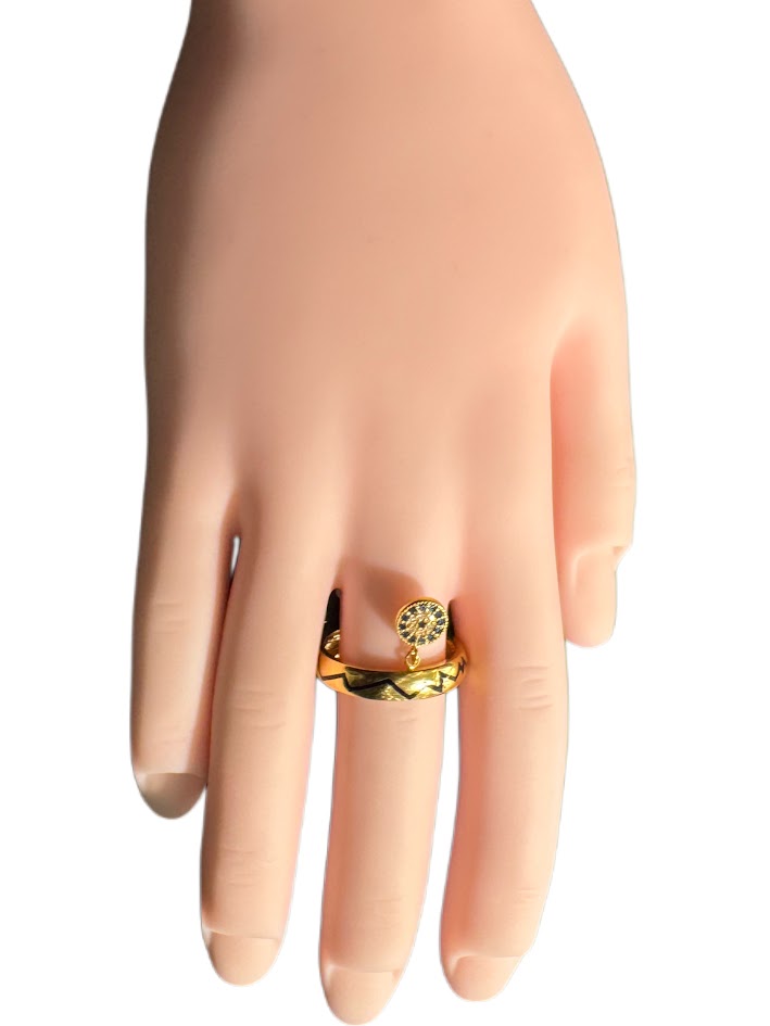 21K Gold Ring 3.46g