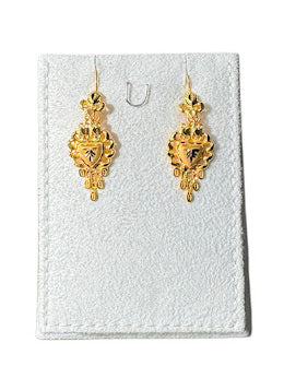 22K Gold Earrings 3.96g