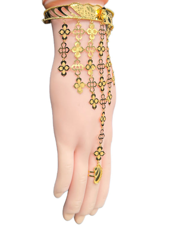 21K Gold Ring & Bracelet 15.32g