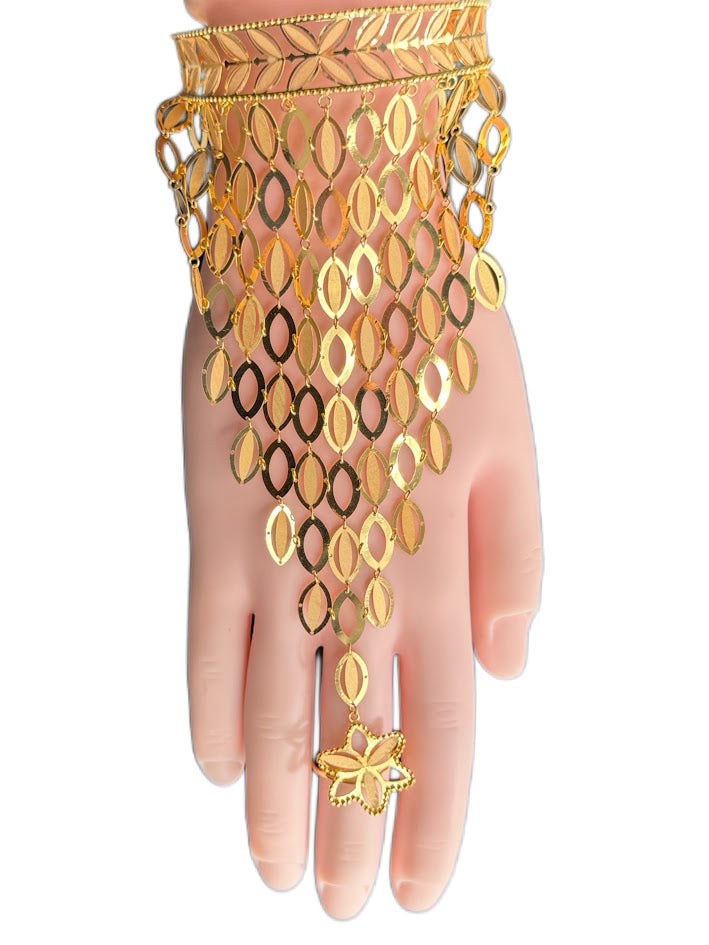 21K Gold Ring & Bracelet 19.5g
