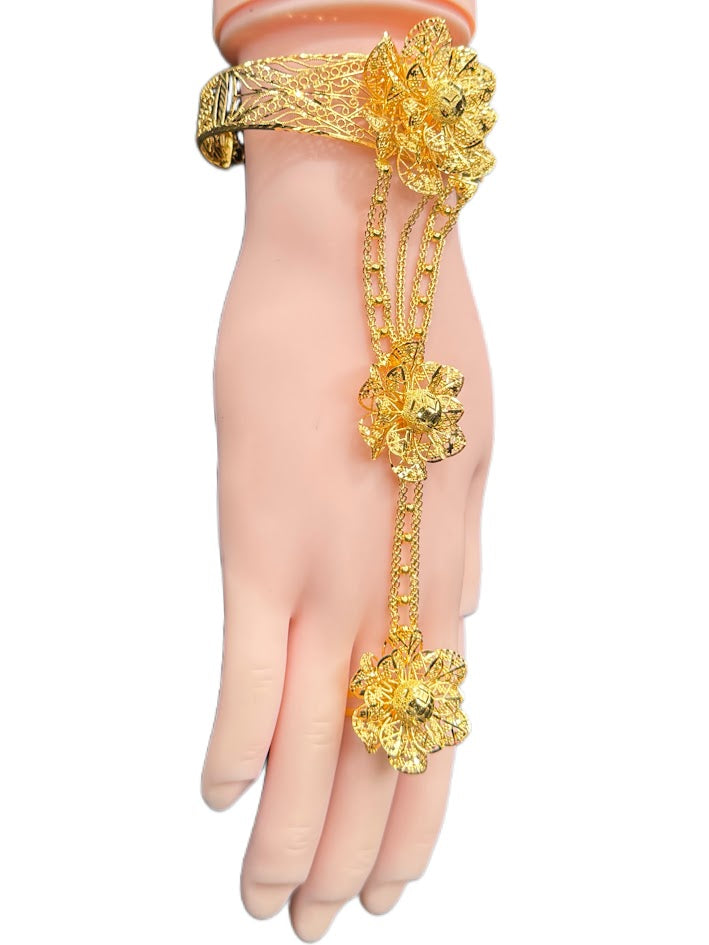 22K Gold Ring & Bracelet 39.44g