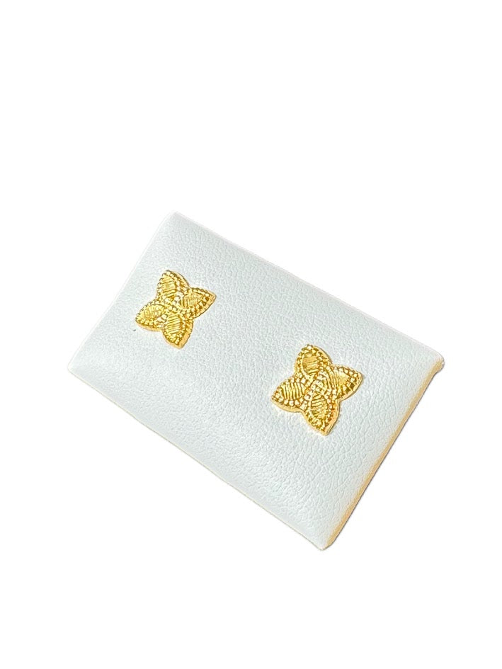 22K Gold Earrings 0.3g