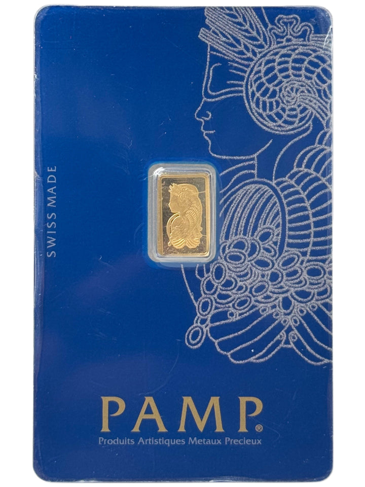 24K 1g PAMP Gold Bar
