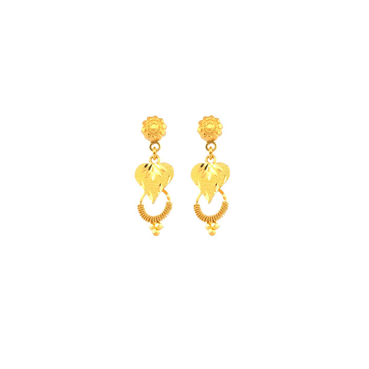22K Gold Earrings 3.55g