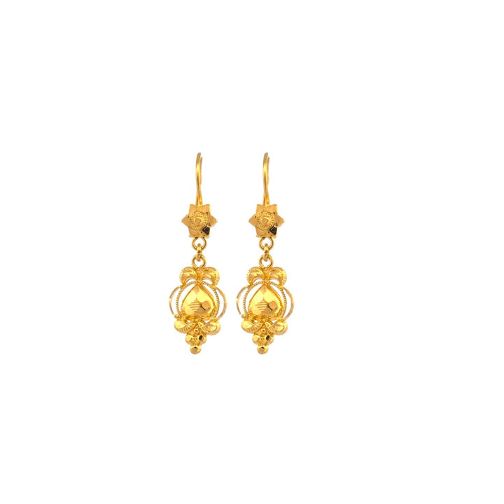 22K Gold Earrings 2.78g