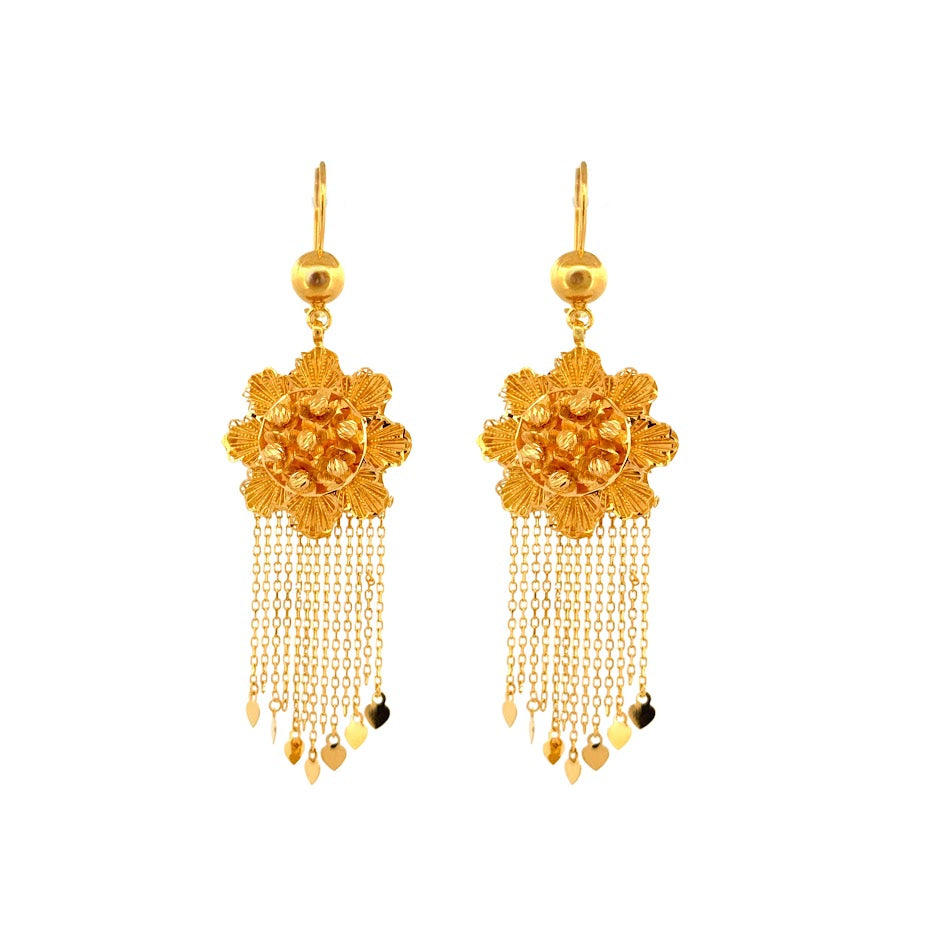 22K Gold Earrings 12g