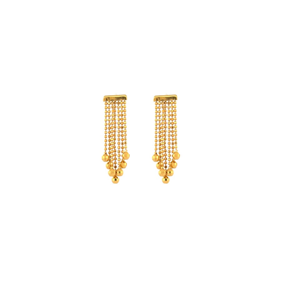 22K Gold Earrings 4.95g