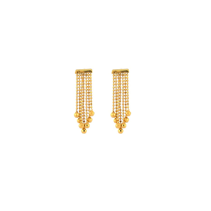 22K Gold Earrings 4.95g
