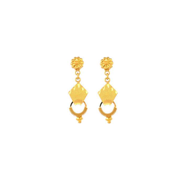 22K Gold Earrings 3.6g