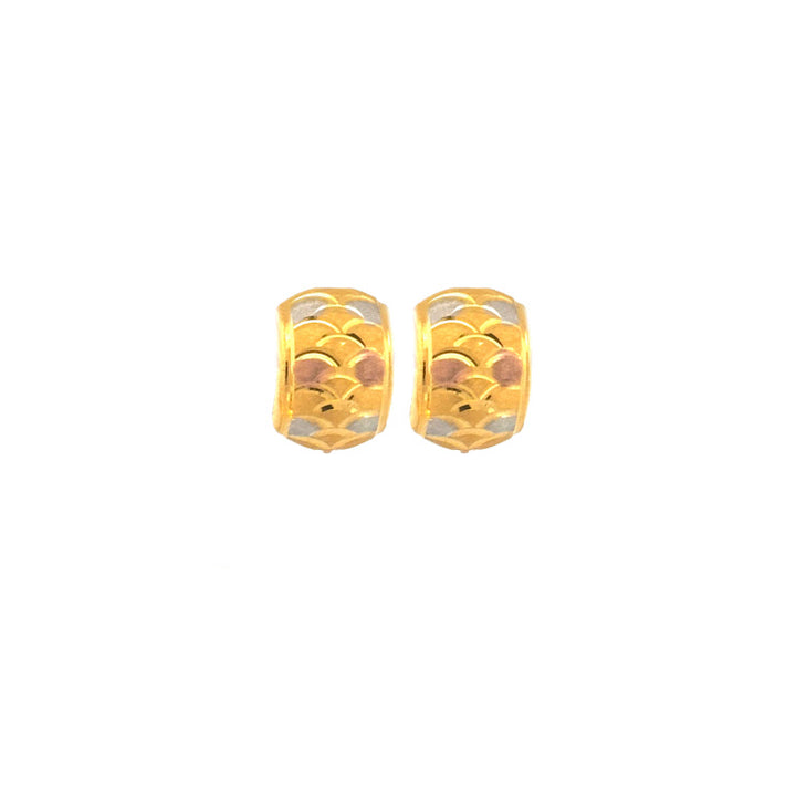22K Gold Earrings 3.08g