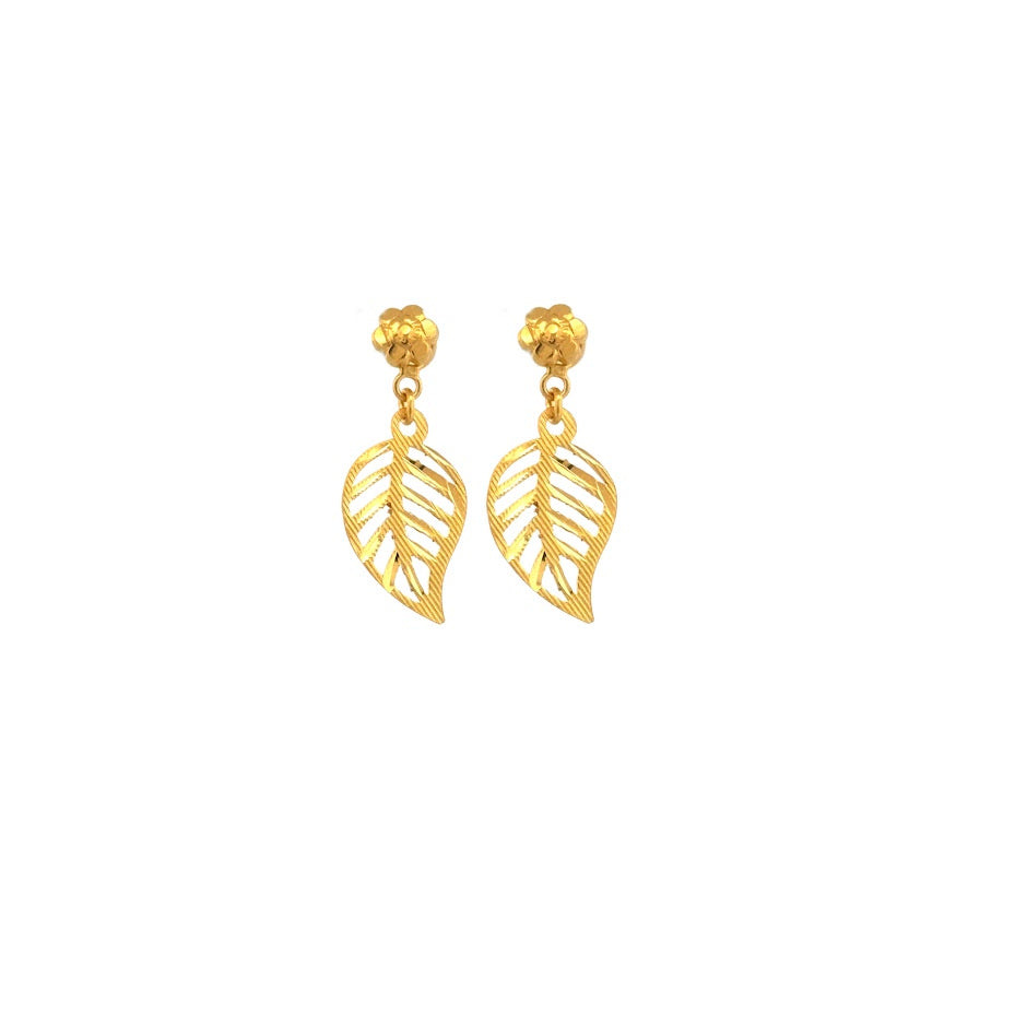22K Gold Earrings 1.85g