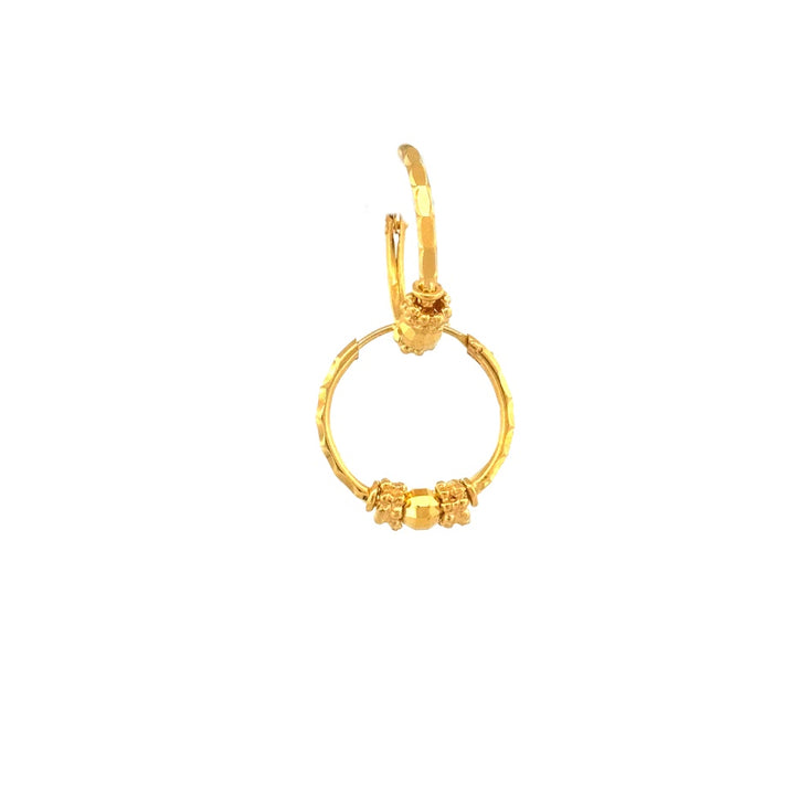 22K Gold Earrings 2.88g
