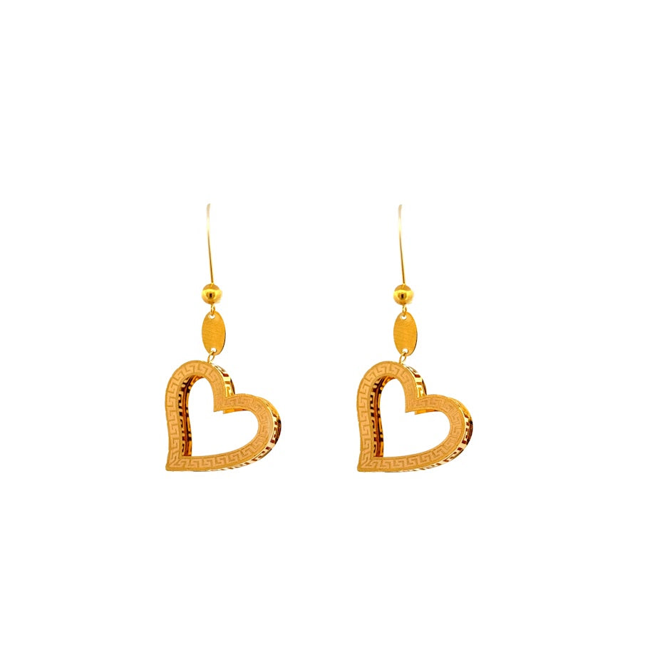 21K Gold Earrings 4.54g