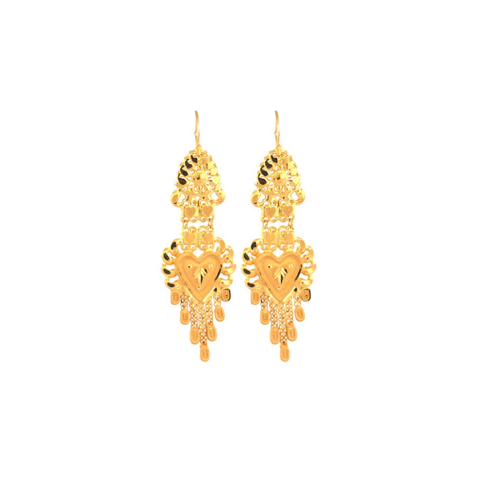 22K Gold Earrings 5.32g