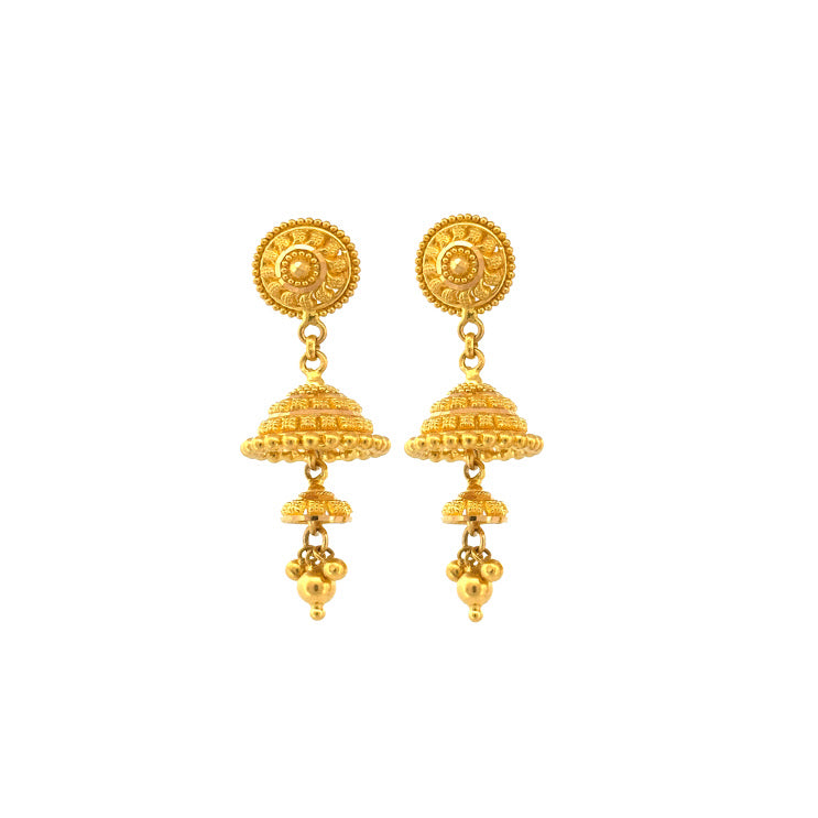 22K Gold Earrings 10.44g