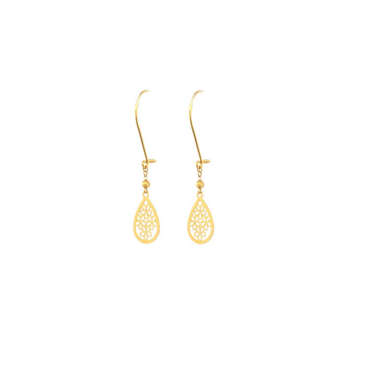 21K Gold Earrings 1.57g