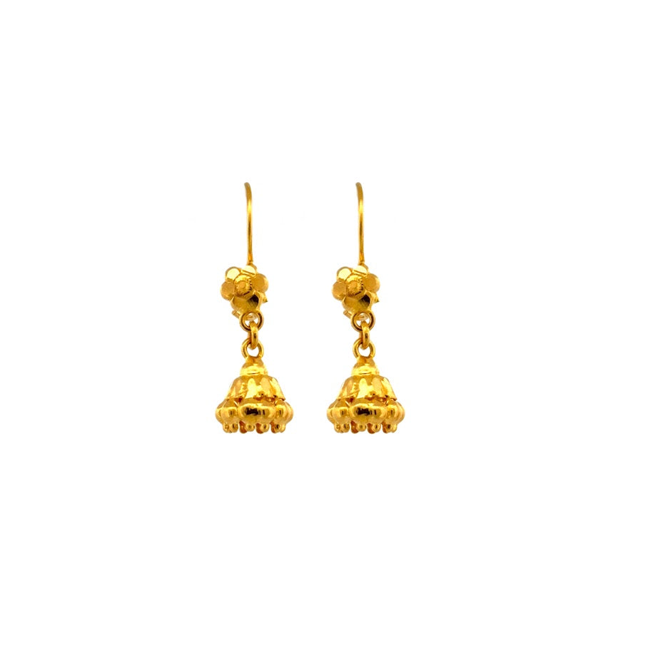 22K Gold Earrings 2.8g