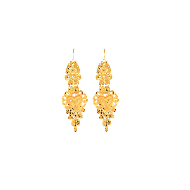 22K Gold Earrings 5.2g