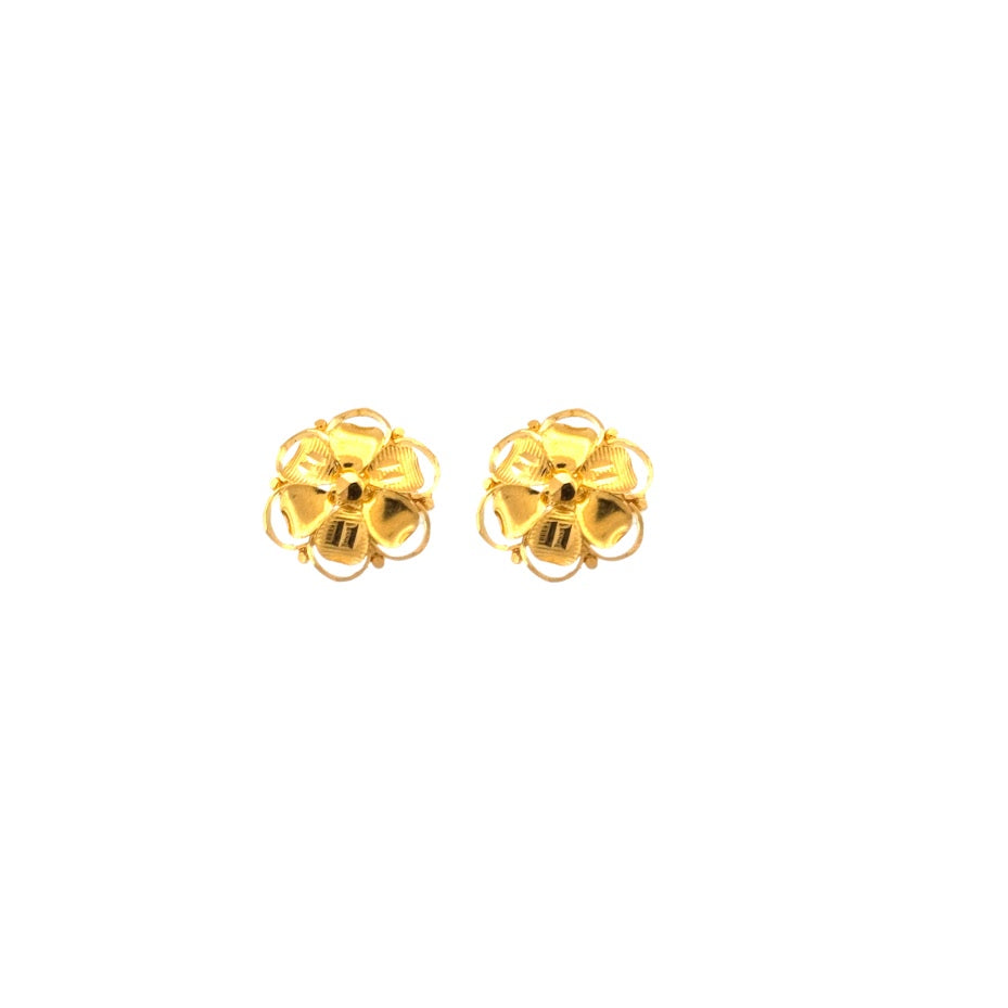 22K Gold Earrings 3.68g