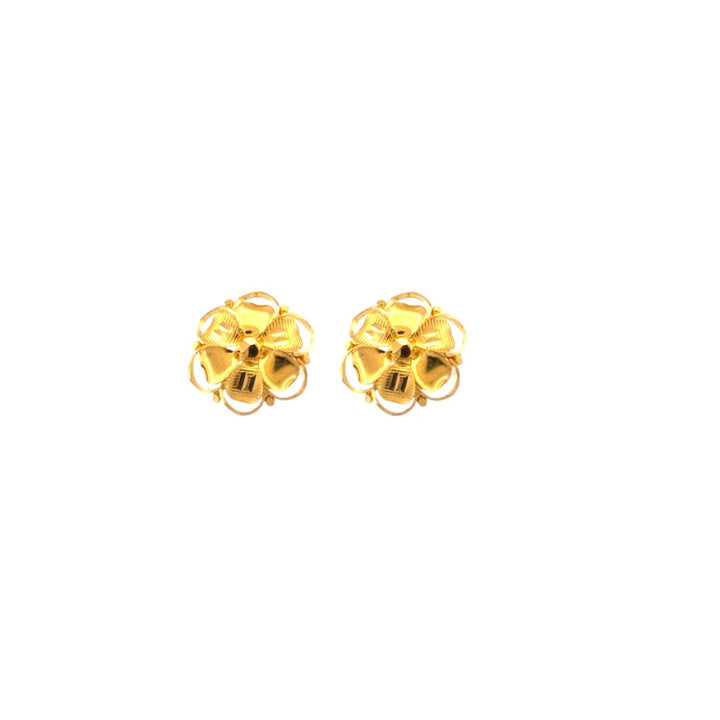 22K Gold Earrings 3.68g
