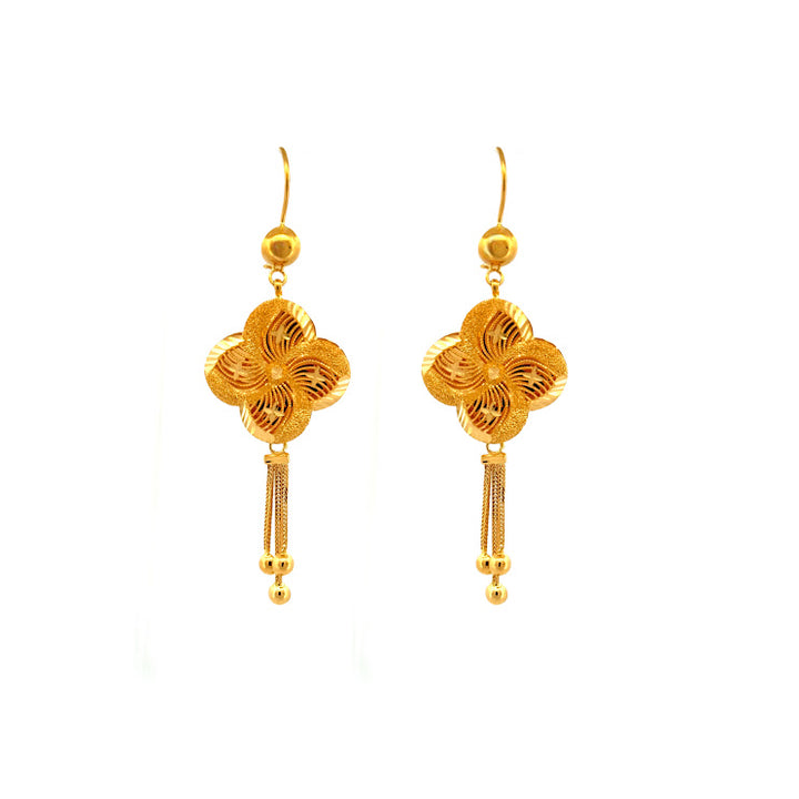 22K Gold Earrings 12.8g