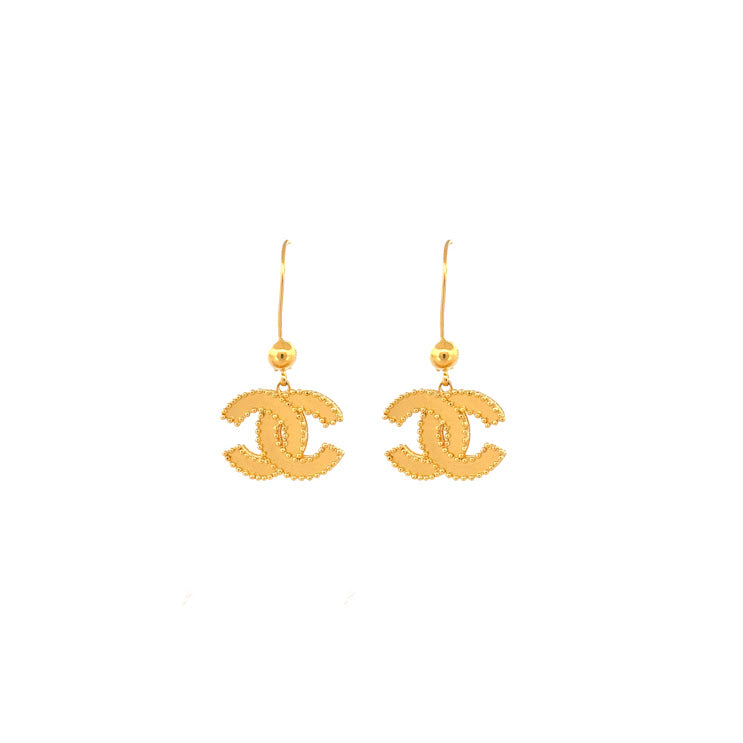 21K Gold Earrings 6.14g