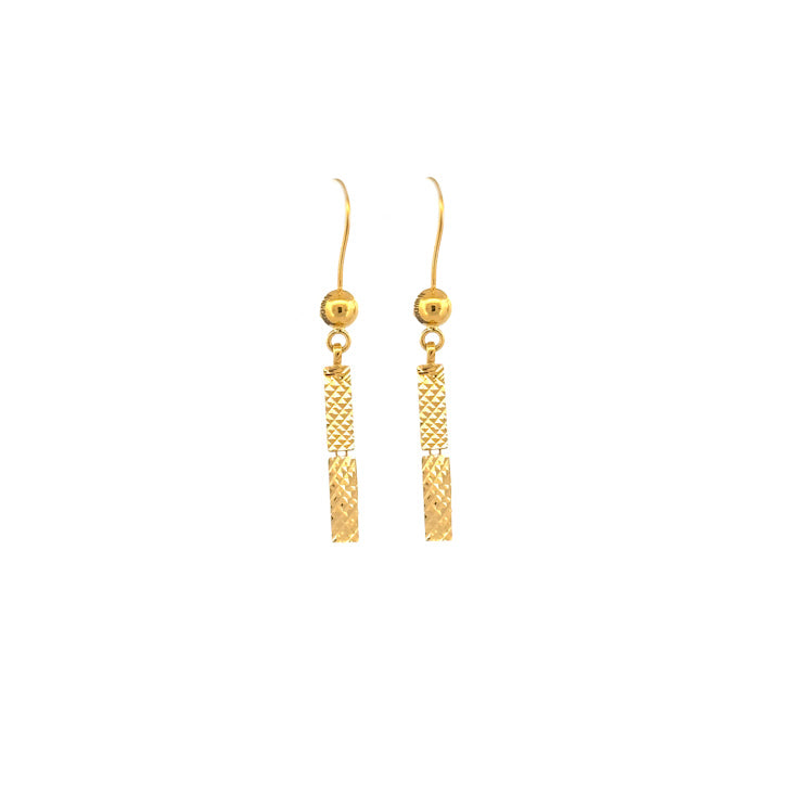 22K Gold Earrings 2.3g