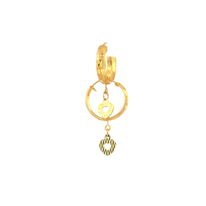 22K Gold Earrings 2.99g