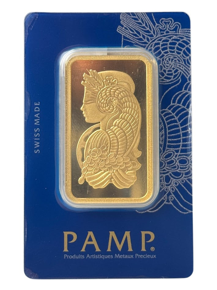 24K 50g PAMP Gold Bar
