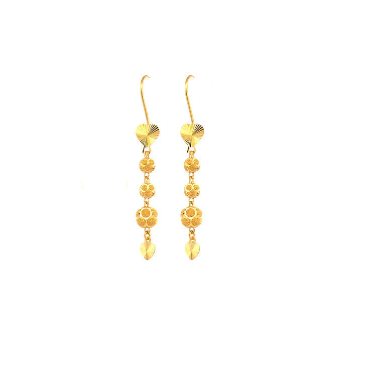 22K Gold Earrings 5.56g
