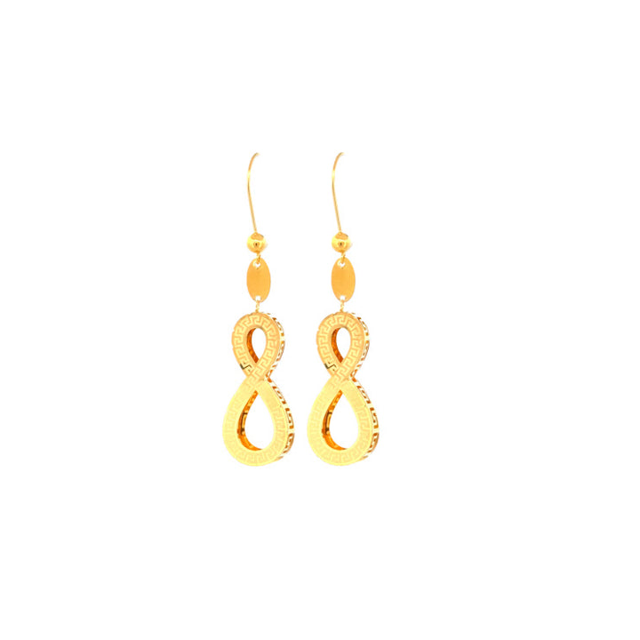 21K Gold Earrings 4.37g